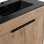 Freestanding Bathroom Vanity With Ceramic Sink & 2 Soft-Close Cabinet Doors-1463819824