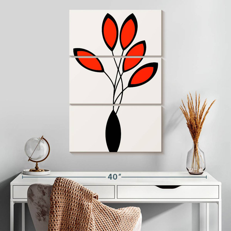 Harnek Cinco Red, 32" H x 20" W