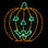 Jack-o-Lantern LED Display (38")