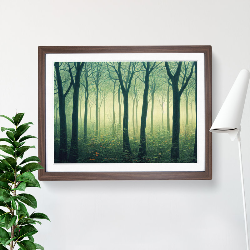 An Exquisite Forest - Framed Print, Walnut, 25cm H x 34cm W x 2cm D