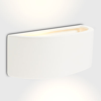 Lucia Ceramic Flush Mounted Sconce