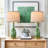 24.5" H Glass Table Lamp