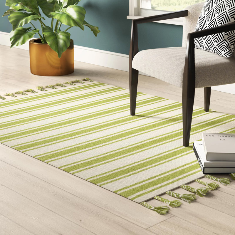 Paxtonville Wool Striped Indoor Rug, Rectangle 8' x 10'6"