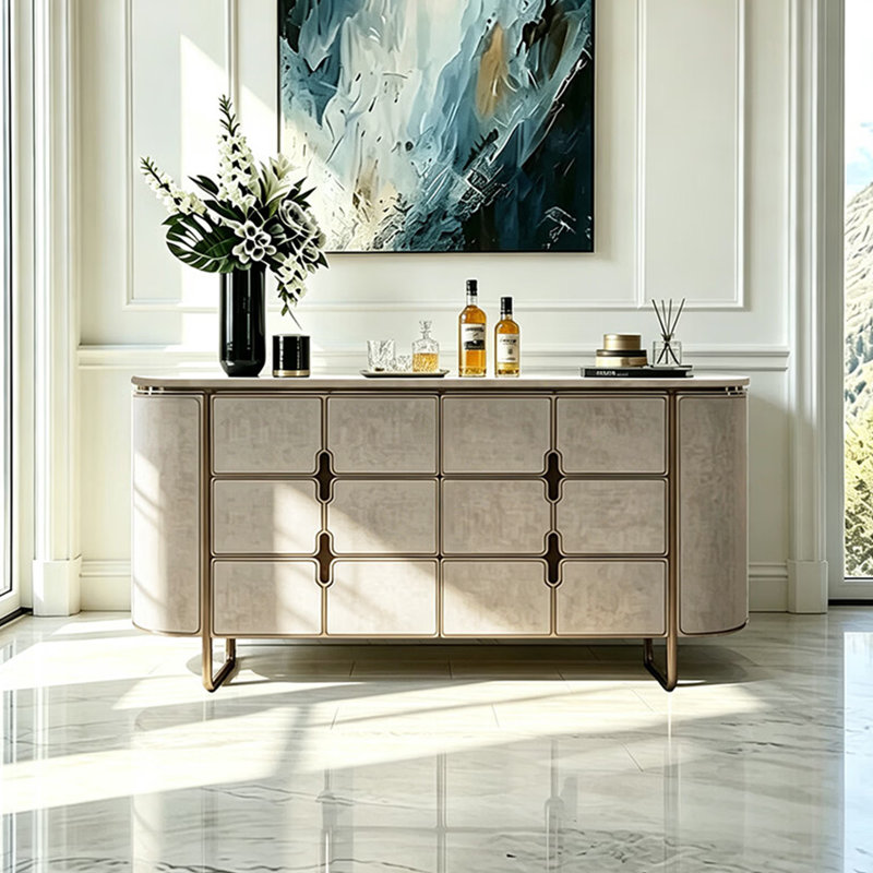 American-style modern light luxury sideboard