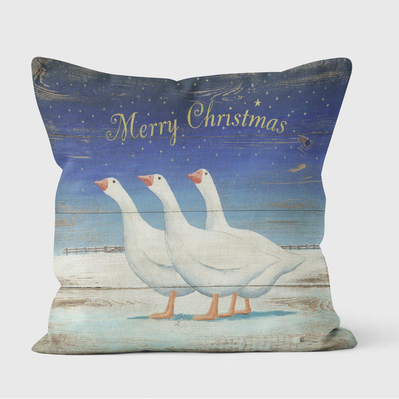 Christmas Geese - Martin Wiscombe Cushions