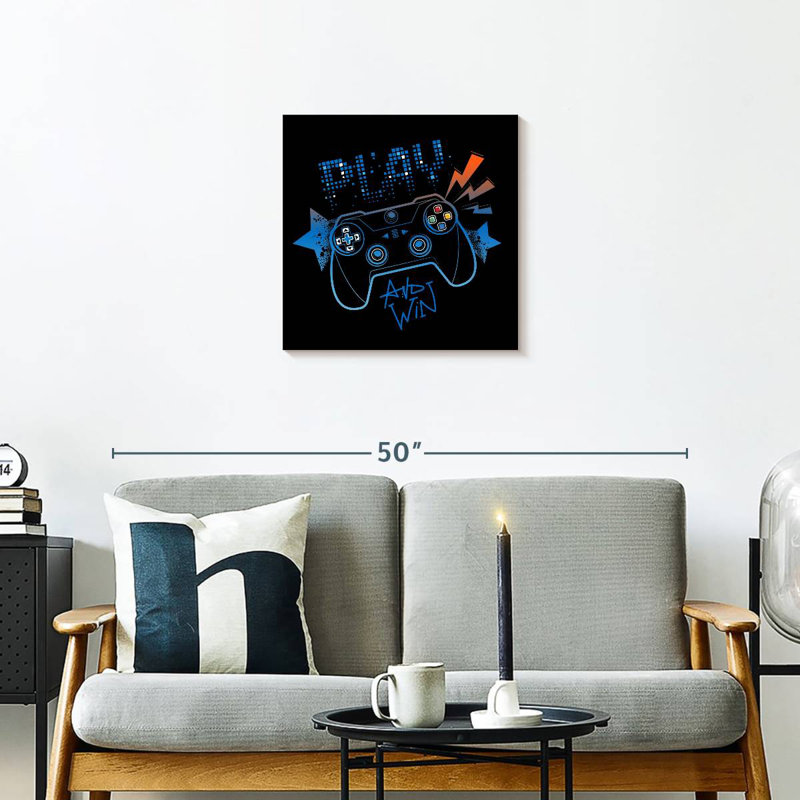 Senne Play And Win Typography, 20" H x 20" W