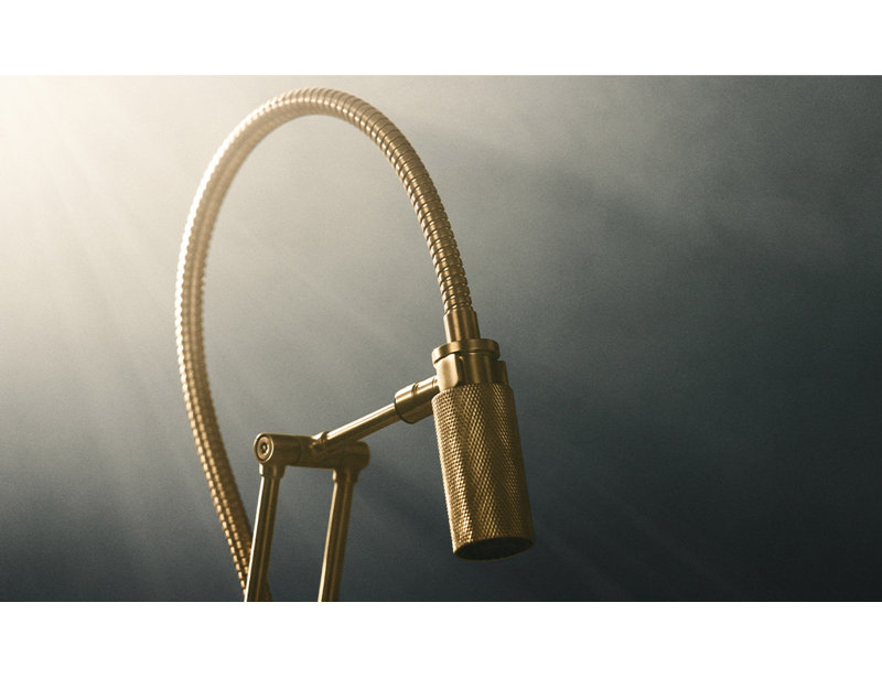 Litze SmartTouch Single Handle Kitchen Faucet, Luxe Gold