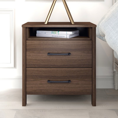Gianni 2 Drawer Bedside Table