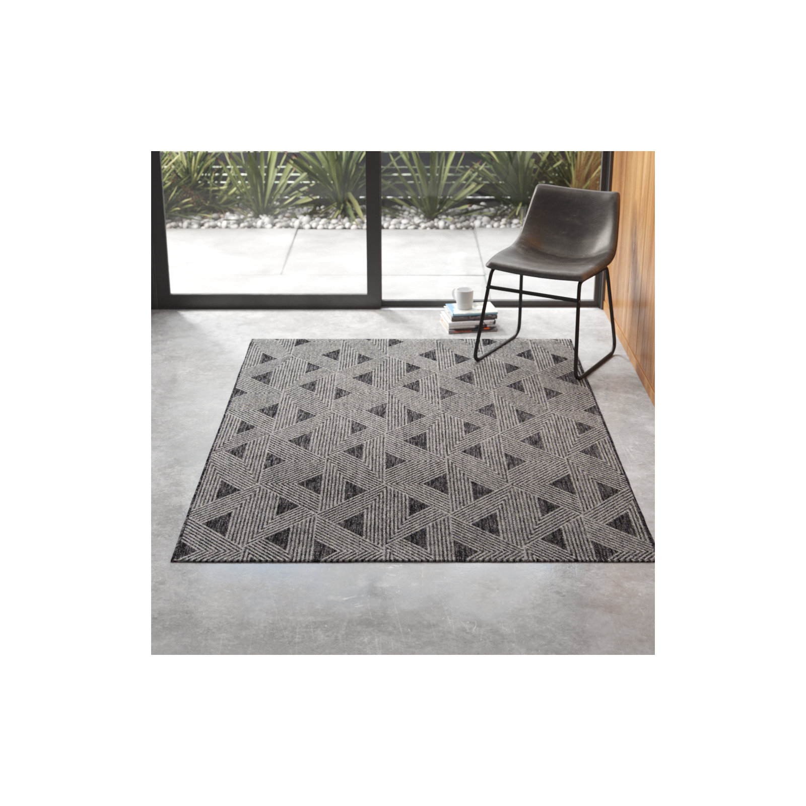 Nysa Indoor/Outdoor Rug, Rectangle 3'11" x 5'7"