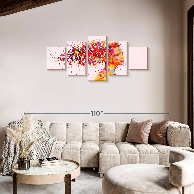 Wind, 34" H x 74" W