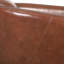 Fauteuil demi-tonneau en cuir Vicenza