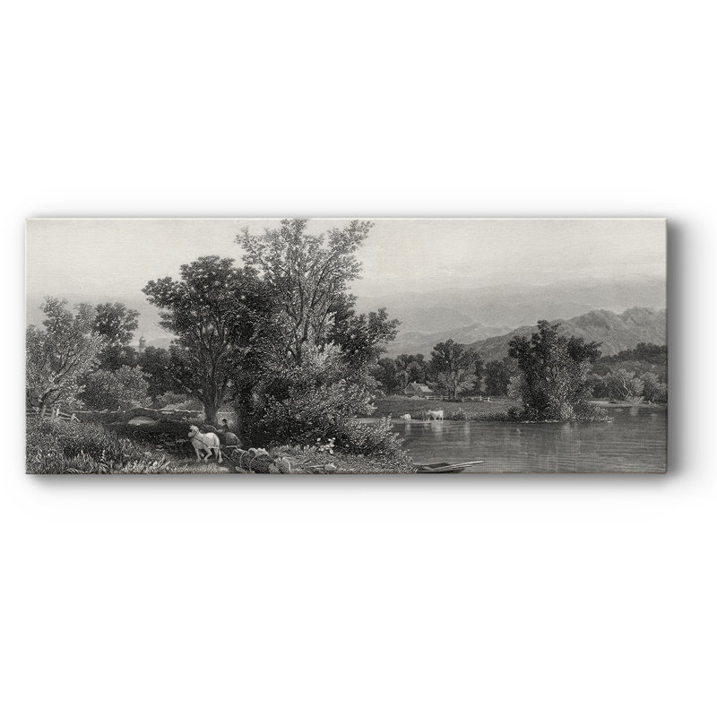 The Housatonic sur impression sur toile, H 12 po x l 30 po x P 1,5 po
