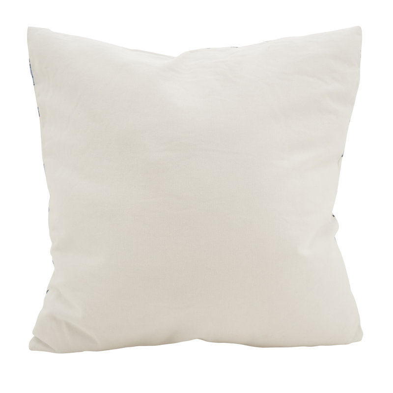 Coussin en coton Essence Bleu