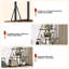 142.98cm H x 101.52cm W Steel Bookcase-1999185894