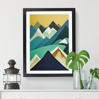 Mountain Abstract Vol.3 - Picture Frame Print