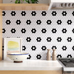 Perfection 1“ x 1" Porcelain Honeycomb Mosaic Wall & Floor Tile