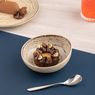 TORNADO-SAND DOLLAR Premium Porcelain Bowl | Vital Coupe Non Stackable Bowl | Microwave & Dishwasher Safe