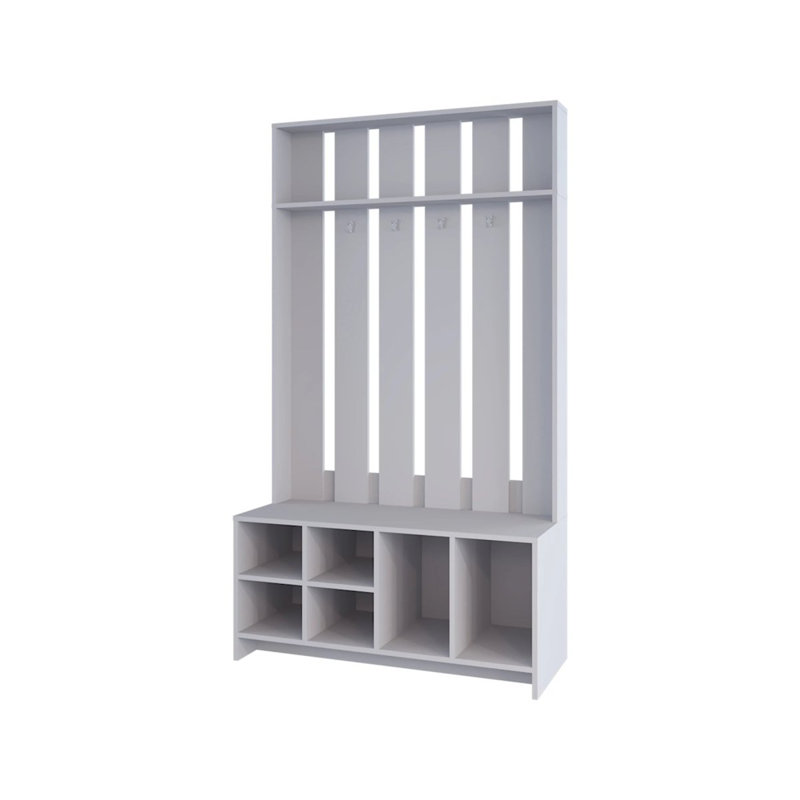 Smoke Hall Tree Open Storage And Coat Space