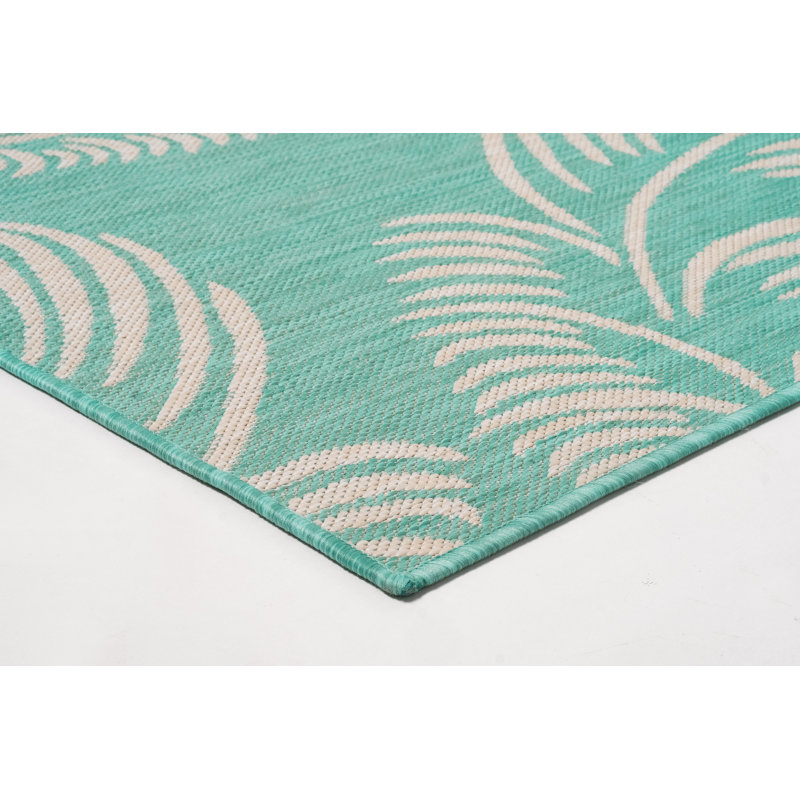 Tapis intérieur / extérieur IOED.01 / OAS./Feathers, Rond 6 pi 7 po