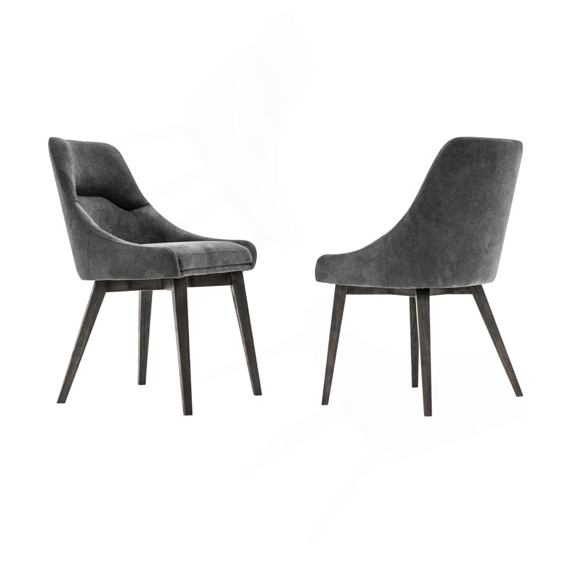 Chaise de salle à manger rembourrée Fenshawe River - ensemble de 2
