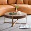 Table basse à tambour Modern Handcraft avec piédestal robuste, polyvalente pour n'importe quelle pièce.-930458764-911613846