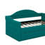 Lit de jour simple capitonné et rembourré avec couchette, canapé-lit en velours avec ports USB et ports de charge de type C-1597225067