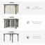 Pavillon de jardin avec acier, jumelant un élégant divertissement extérieur avec 10 x 10 pi et aluminium, aluminium et acier