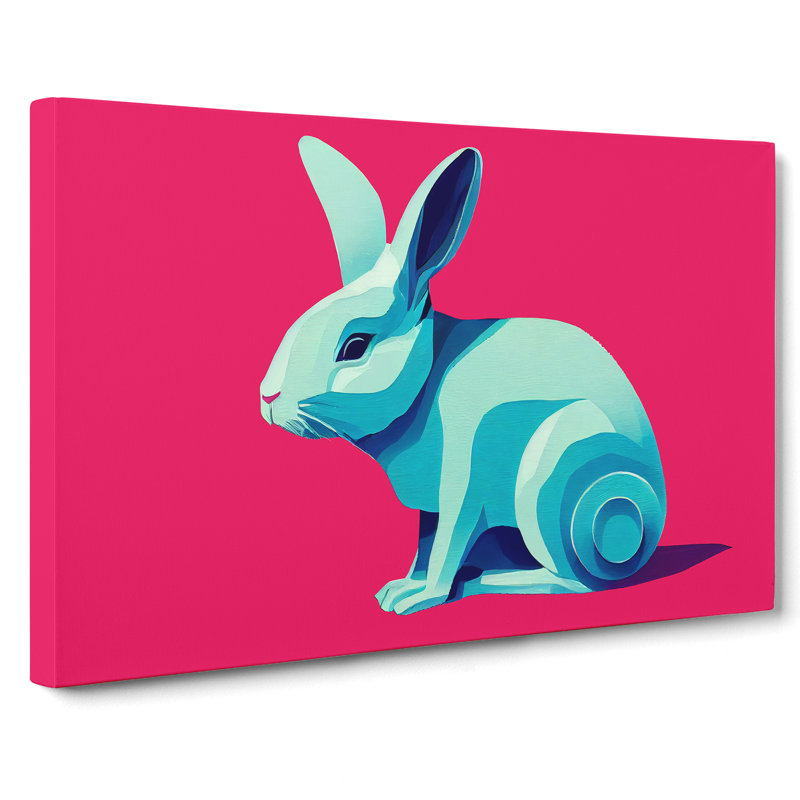 Modern Rabbit Art Vol.3 Abstract - Wrapped Canvas, 40cm H x 60cm W x 3cm D
