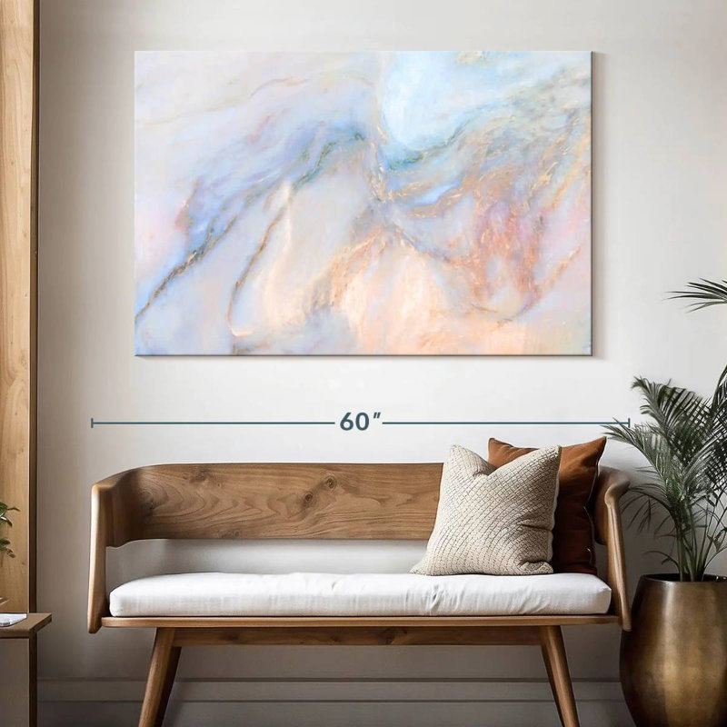 Avery Abstract Pastel, 34" H x 51" W