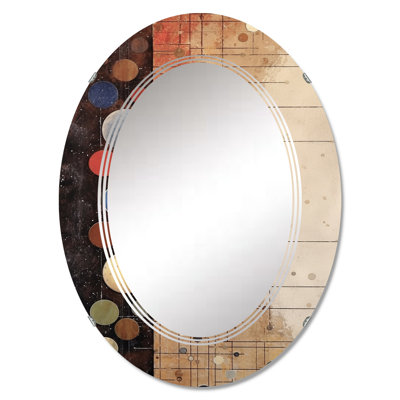 Hinz - Miroir mural moderne ovale