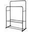 Ransdell 110Cm Double Clothes Rack Stand With Show Shelf