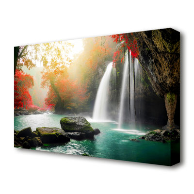 Paradise Waterfall - Wrapped Canvas Print