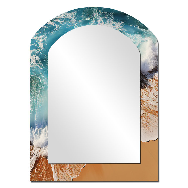 Miroir mural Tropical Beach, 34 po x 25 po