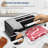 Liquid Vacuum Sealer Machine, 90Kpa Vacuum Sealer Machine Preservation Dry/Moist/Liquid Modes, LED Indicator Light, Handle Locked Design, Built-in Cutter and Bag Storage, Removable Drip Tray