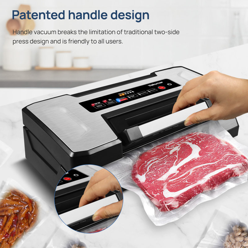 Vakumar Stainless Steel Liquid Vacuum Sealer Machine with LED Indicator