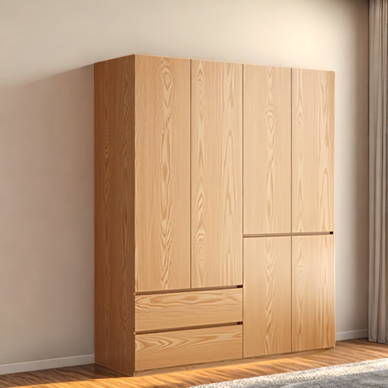 Simple And Practical Wardrobe, 78.74" H x 74.8" W x 23.62" D