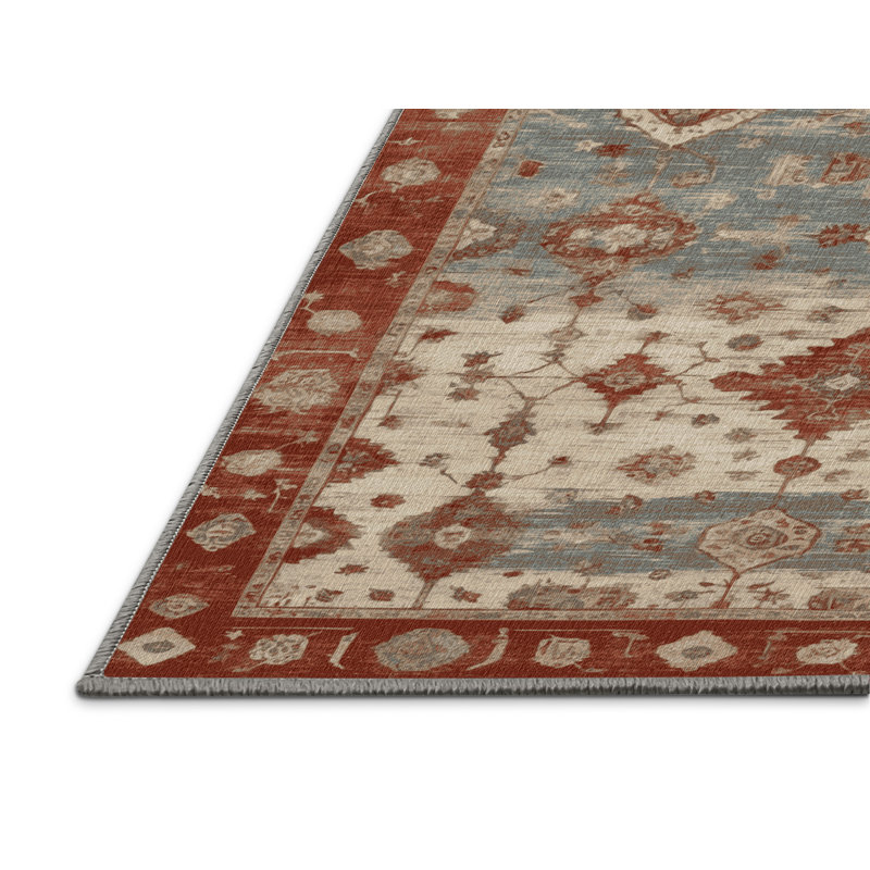 Machine Washable Overdyed Gray Area Rug, Square 3'