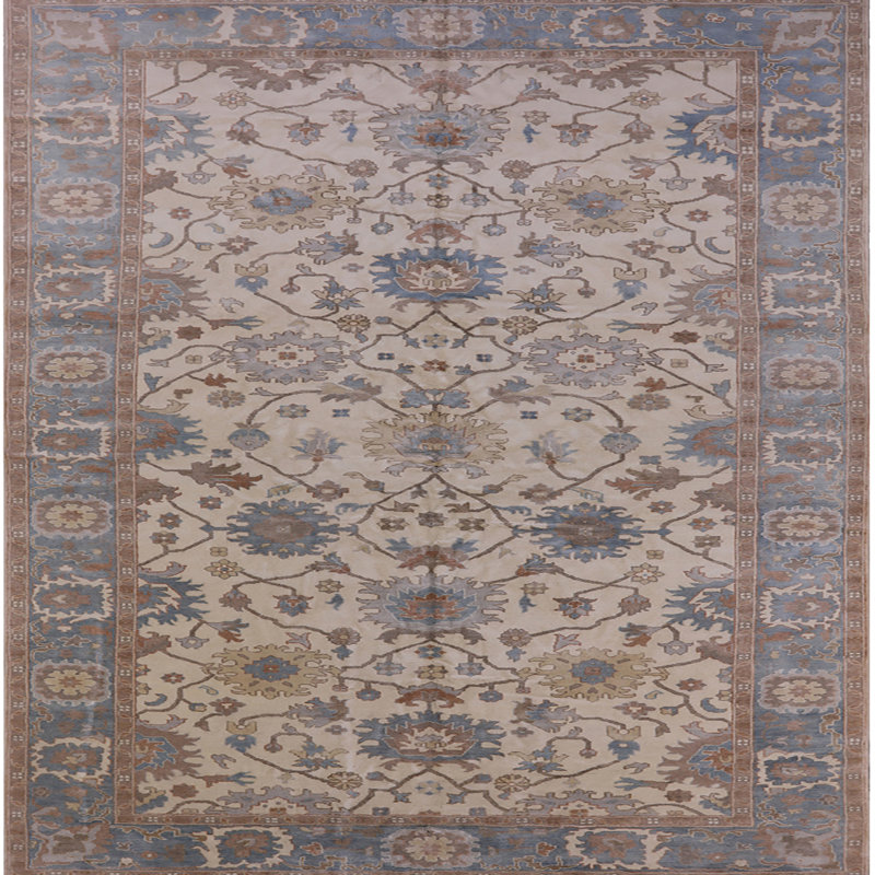 Arudz Oriental Indoor Rug, Square 4'