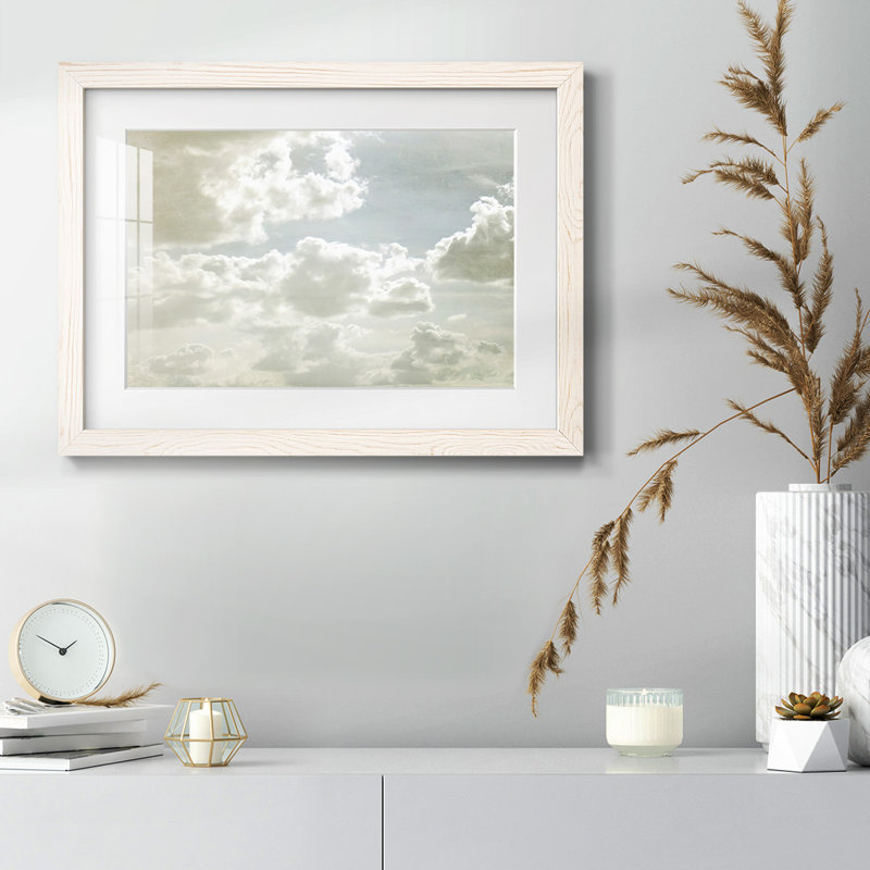 " Sky Scrapers IV ", 26" H x 38" W x 1.5" D, White