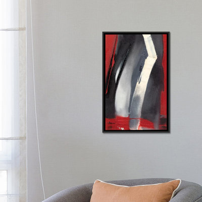 «Red Streak III» par Sharon Gordon, reproduction sur toile tendue sur châssis