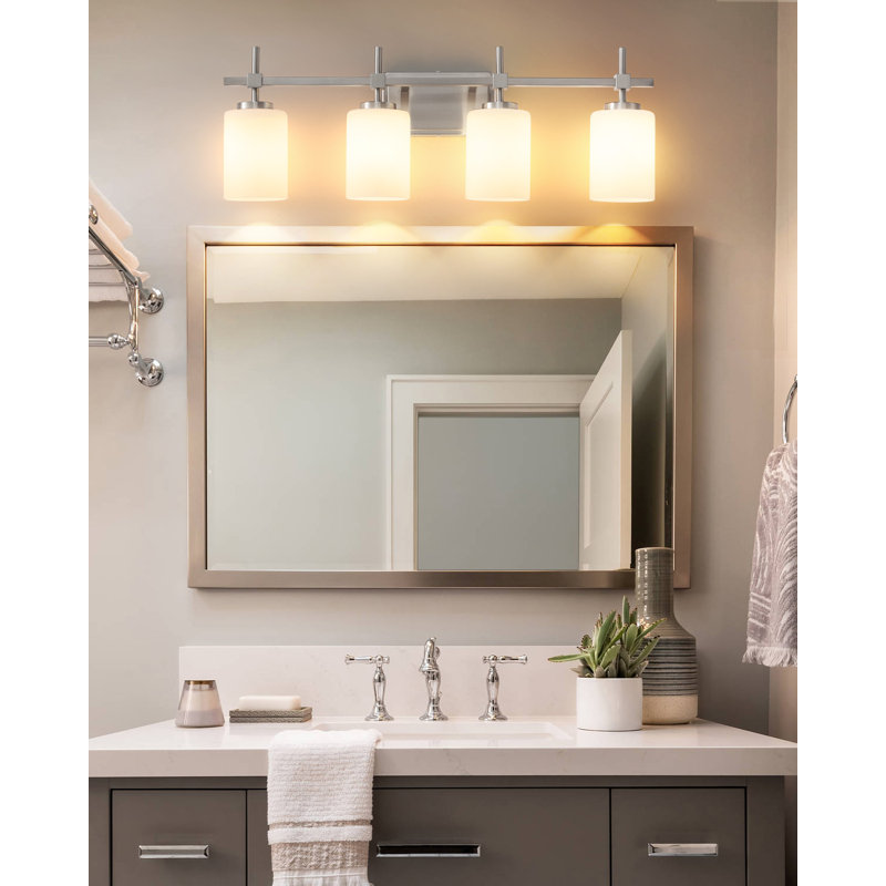 Applique murale moderne en verre transparent Aviara, Nickel poli, Verre blanc, 4