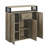Rustic Server With Shelf
