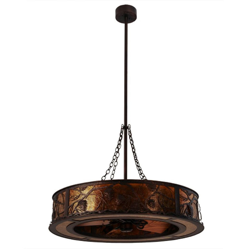 Whispering Pines Downrod Ceiling Fan