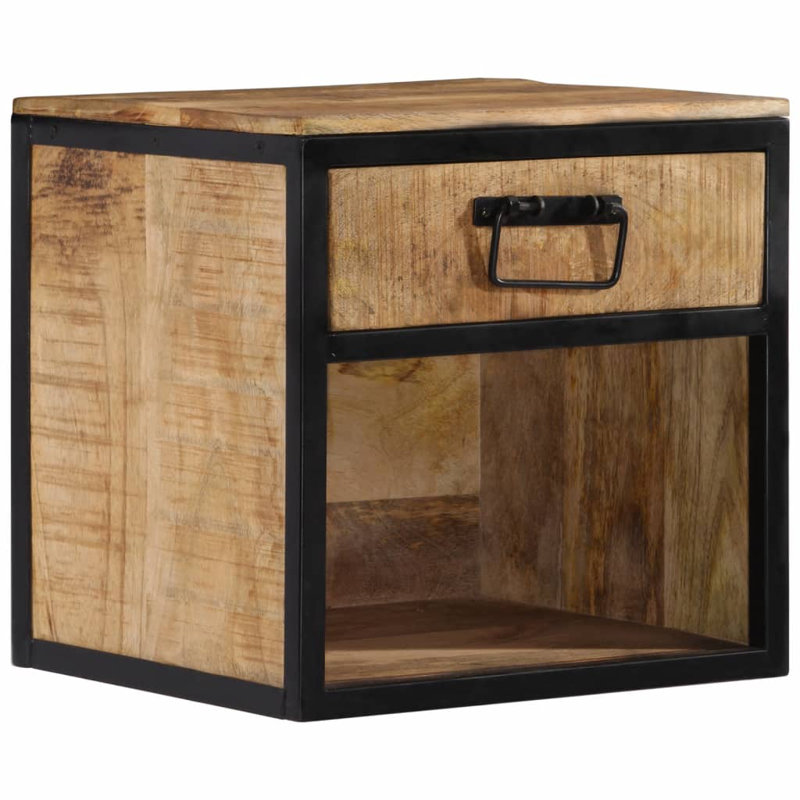 Renn 40cm W Iron Bedside Table