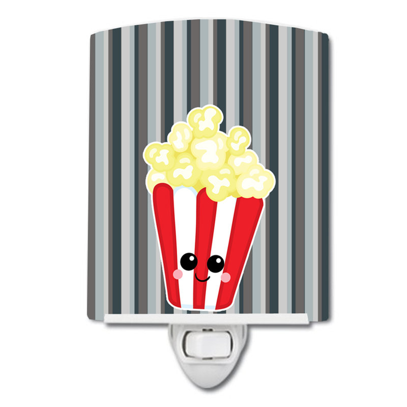 Popcorn Face Ceramic Night Light