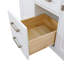 Meuble-lavabo simple 48 po - Armoire autoportante sans comptoir - blanc