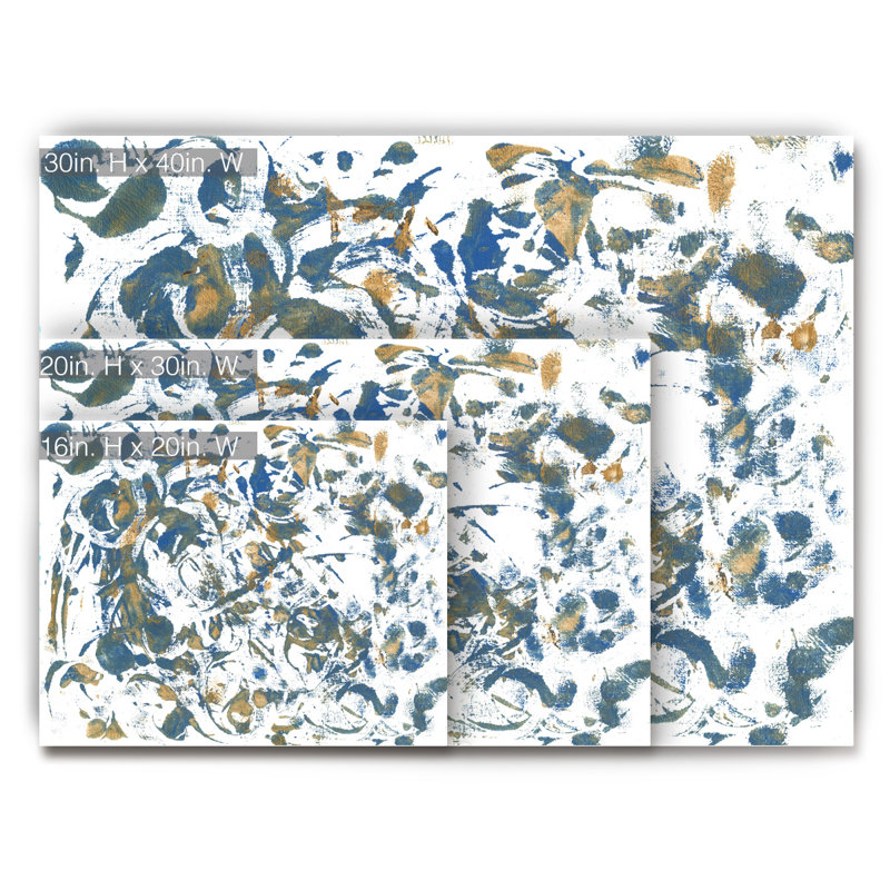 « rythmique », reproduction de peinture à l’acrylique sur toile tendue, H 20 po x l 30 po x P 2 po