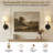 Bell + Howell Rechargeable Wall Light Sconce 2 Pack with Scalloped Fabric Shade and Dimmable - Back-128604249
