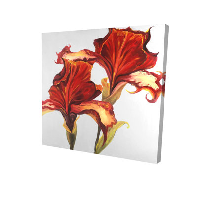 «Lilies with Fall», reproduction sur toile tendue