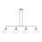 Gorsuch 4 - Light Steel Dimmable Kitchen Island Linear Chandelier-899508772